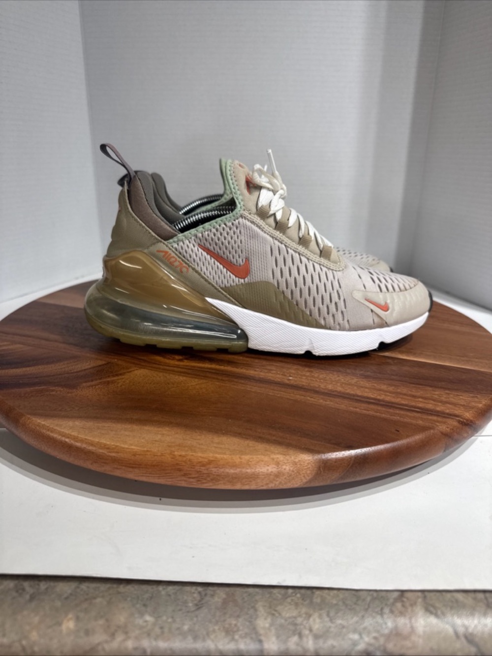 NIKE AIR MAX 270 CREAM II-RUST OXIDE-KHAKI MENS Size 8 [DZ4396-200]
